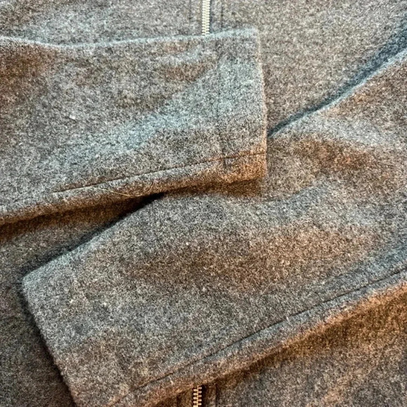 Charter Club Charcoal Worsted Wool Blazer Size Large - Picture 7 of 11